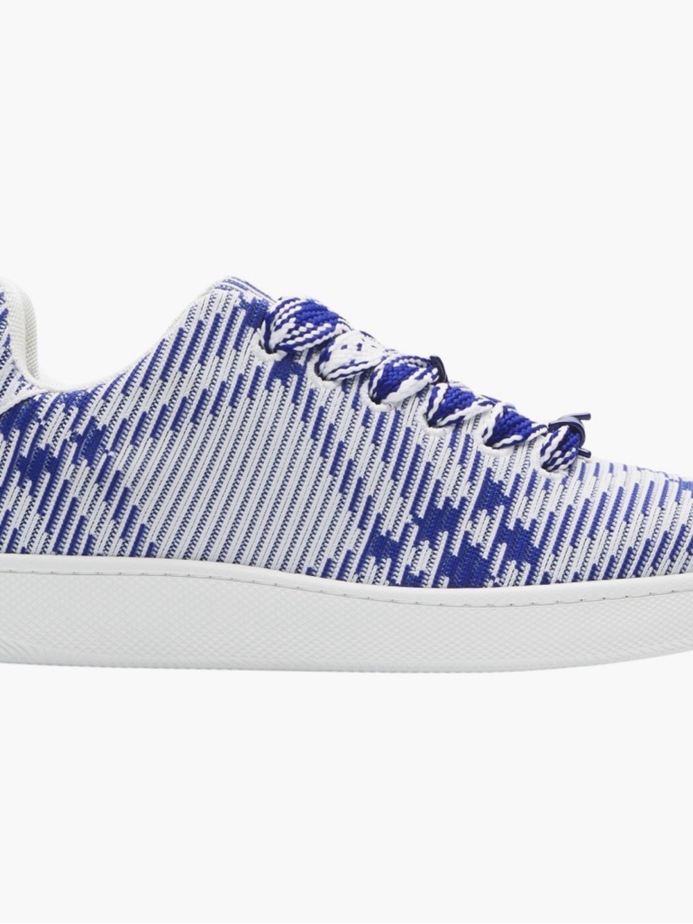 Burberry Blue & White Sneakers - Picture 4 of 14